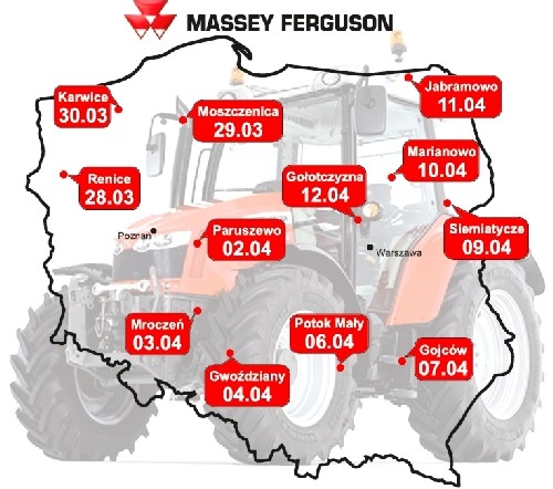 mf pokzay wiosna 2014 Wiosenne pokazy Massey Ferguson   gdzie i kiedy