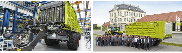 Claas Cargos 9000 jubileusz foto1 CLAAS CARGOS 9000   przyczepa samozbierająca wypełniona 50 letnim doświadczeniem