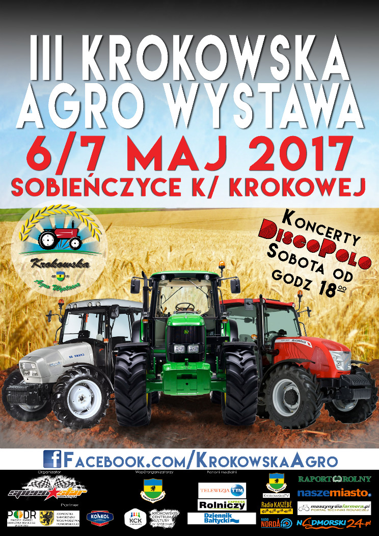 Agro Wystawa 2017 plakat1 III edycja Krokowskiej Agro Wystawy coraz bliżej